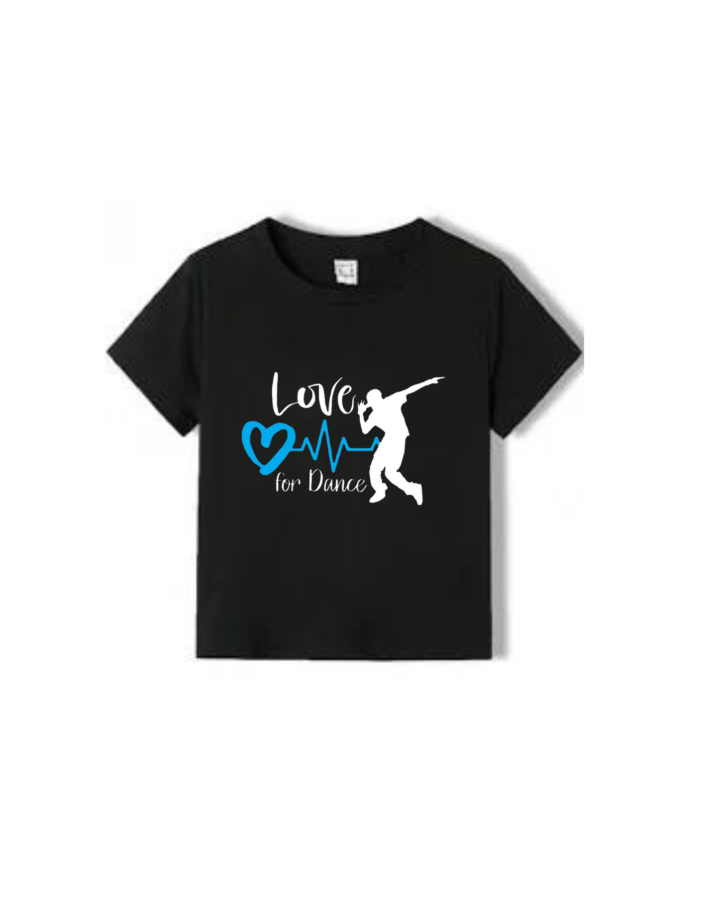 Love for Dance - Short sleeve  T-Shirt ( White / Pink / Black)