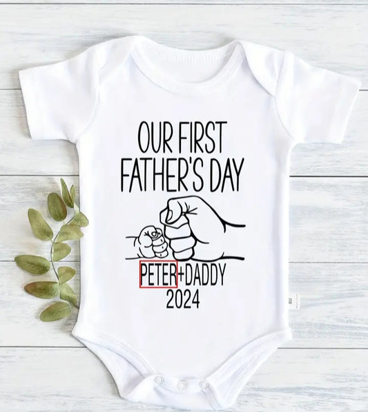 Father's Day Baby Vest