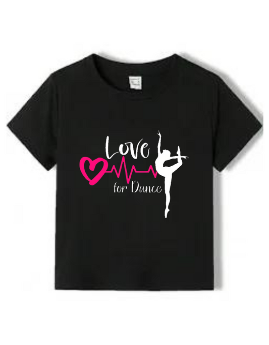 Love for Dance - Short Sleeve Teen T- Shirts